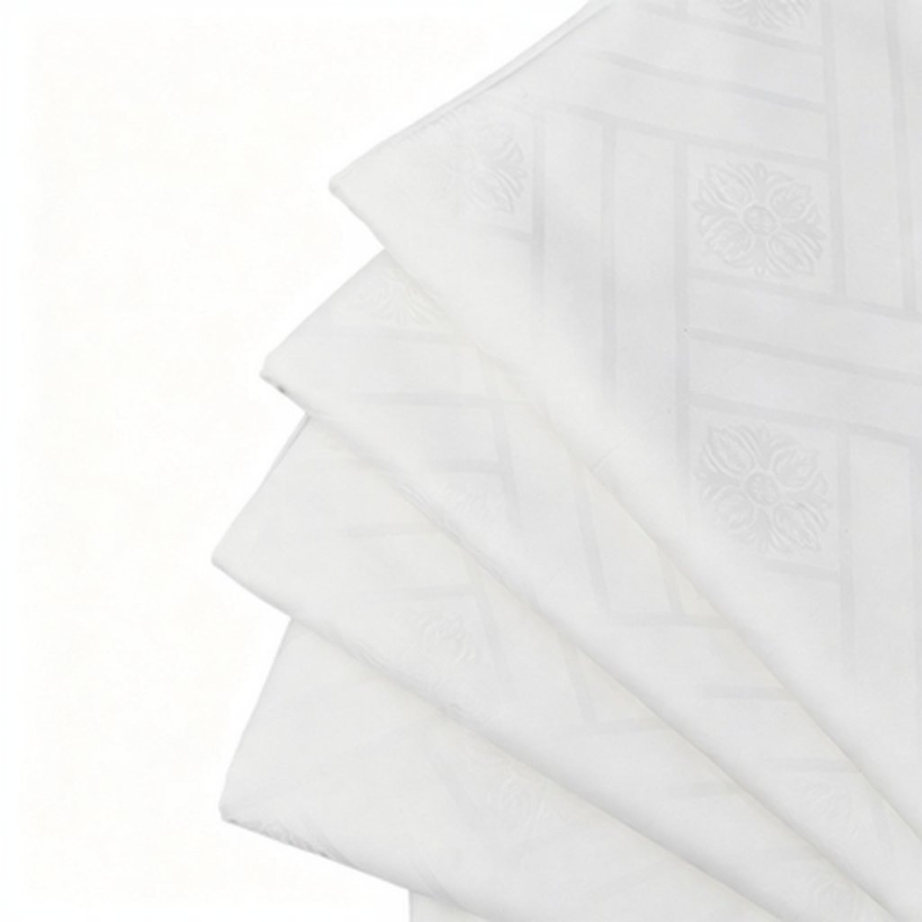 Fabric rolls received at an overseas destination