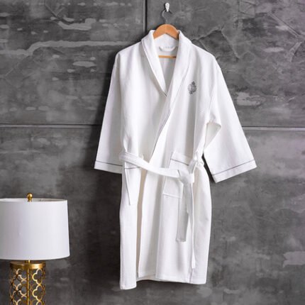 Waffle bathrobe