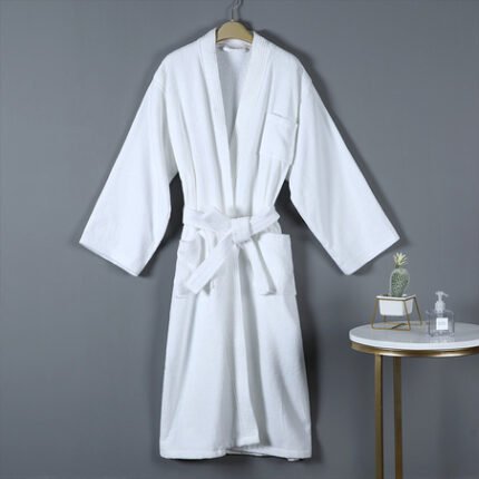 Waffle bathrobe