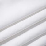 White Combed Cotton Twill Fabric